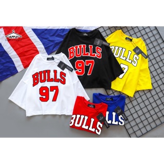 เสื้อครอป BULLS97 โอเวอร์ไซส์ oversize โปโล