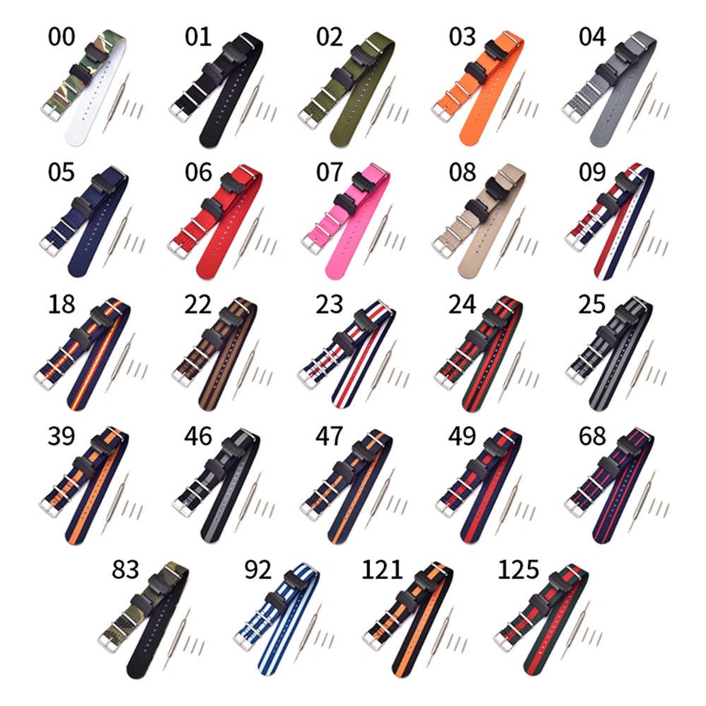 ไนลอนเปลี่ยนสายนาฬิกาสําหรับ Casio G-Shock GA-110/100/120/150/200/400 GD-100/110/120 DW-5600 GW-6900 สร้อยข้อมือสายคล้องคอ - รูปที่ 7