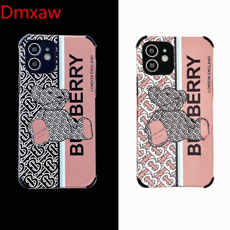 Lovely Bear Phone Case  Huawei Nova 8 7 6 Pro SE 7i 4 3 3i P50 P40 P30 P20 Pro Lite Mate 40 30 Pro  Cute Soft Back Cover Luxury Phone Cases