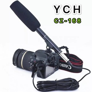 ﻿YCH 14.37 Camera กล้องวิดีโอไมโครโฟน shotgun Uni - Directional MIC สำหรับ Nikon Canon(YCH รุ่น CZ-168 เเพ็ค1ตัว)