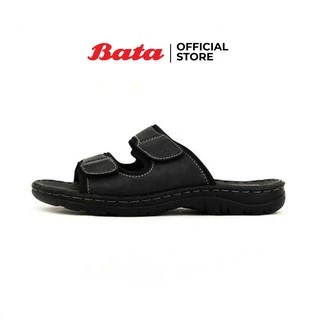 *Best Seller* Bata MEN'S SUMMER รองเท้าแตะผู้ชาย NEO-TRADITIONAL แบบสวม สีดำ รหัส 8616070 Mensandal Fashion SUMMER