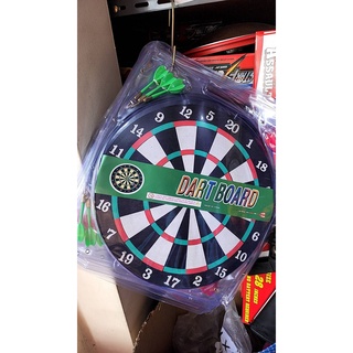 กระดานปาเป้า ขนาด 15 นิ้ว พร้อมลูกดอก 6 อัน กระดาน Dart Board***สินค้าพร้อมส่ง