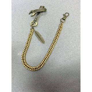โซ่ทองเหลือง ตะขอ พร้อมจี้(รุ่นJ-003)