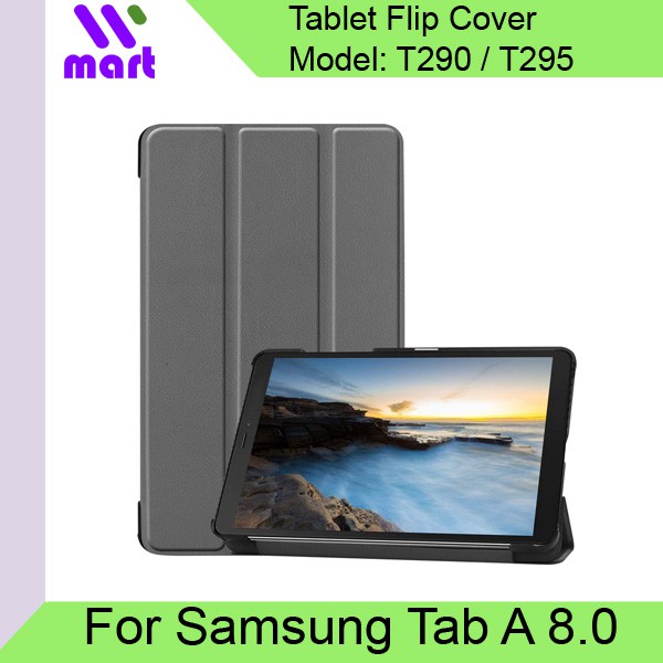 Samsung Galaxy Tab A Case Trifold PU Leather Stand Flip Cover สําหรับ Tab A 8.0 2019 T290 / T295