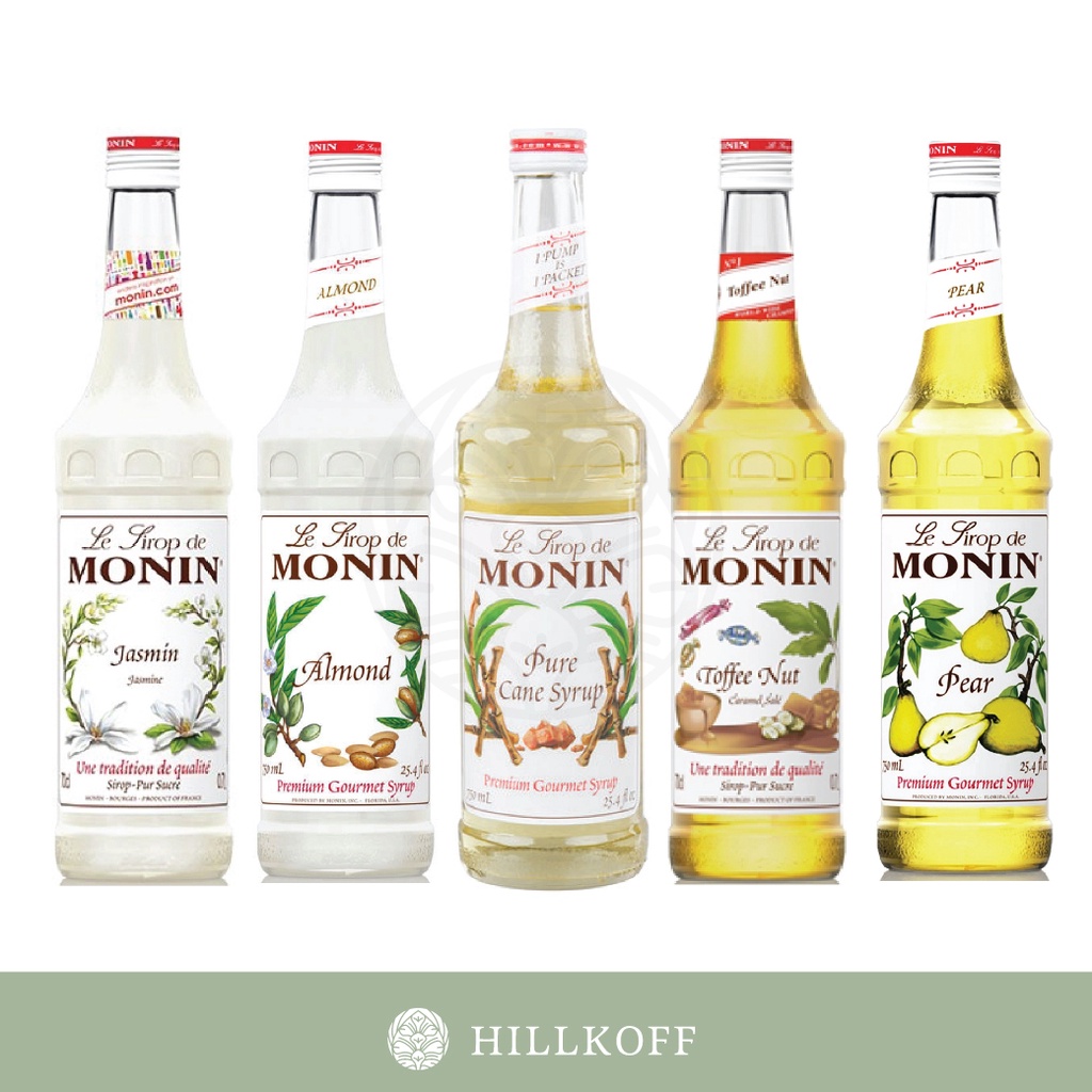 Hillkoff : น้ำเชื่อมแต่งกลิ่น Monin Syrup โมแนง/โมนิน ไซรัป ขนาด 700 ml.