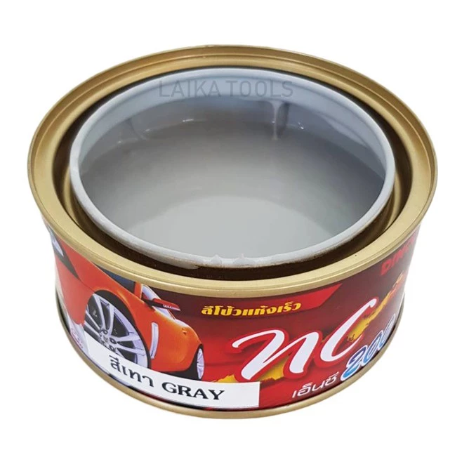 DINCO NC200 สีโป้วรถยนต์ สีโป้วรถ สีโป้ว แห้งเร็ว ไม่ต้องใช้น้ำยาเร่ง ขนาด 250 กรัม [สีแดง / สีเทา] ดิงโก้ สีโป๊ว thumbnail 6