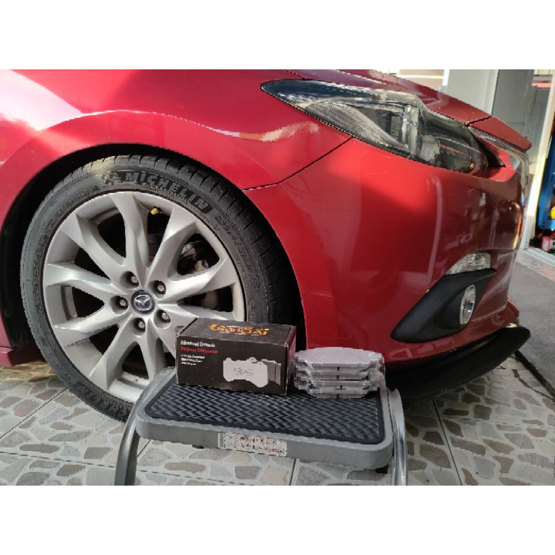 ผ้าเบรค googai รุ่น kirin mazda3skyactiv