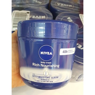 NIVEA Rich Nourishing Body Cream ผสมด้วยDeep Moisture Serum 400ml.