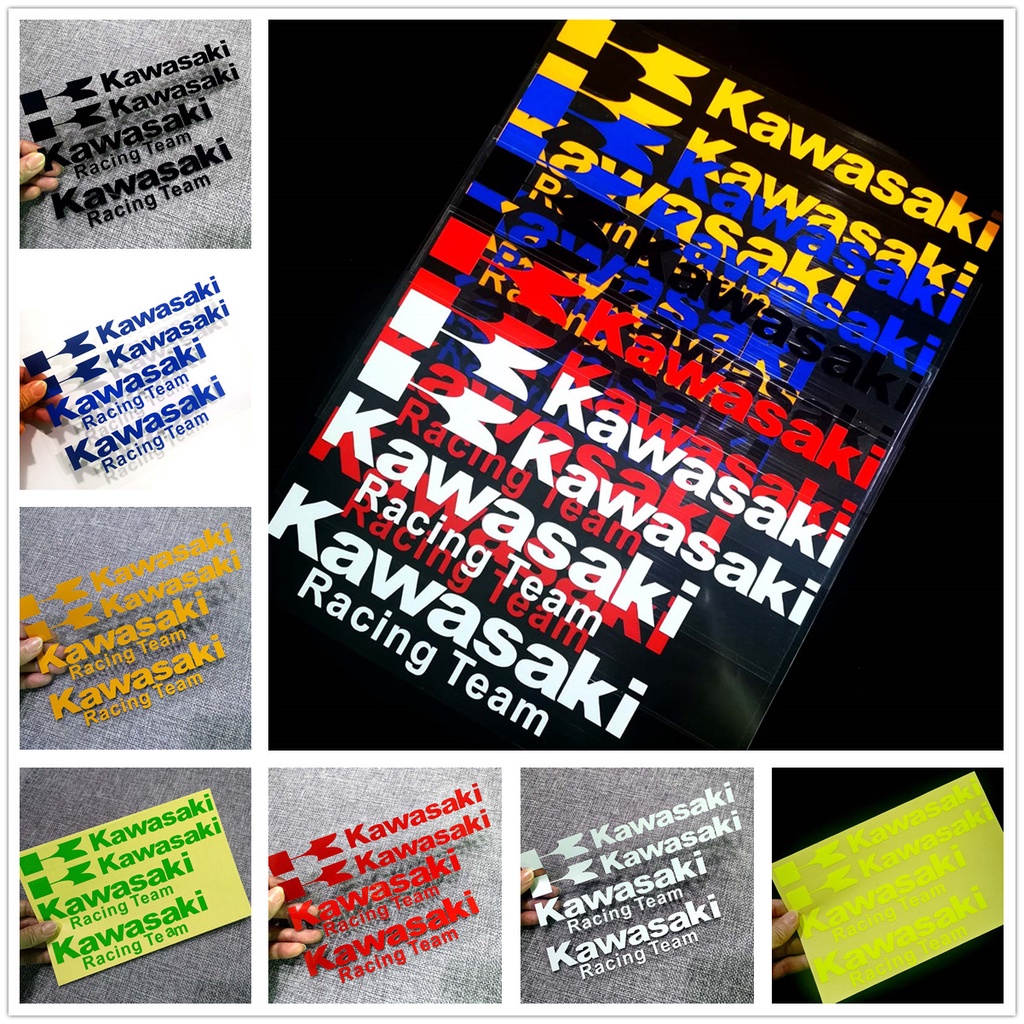 COD Motorcycle Reflective Sticker KAWASAKI Motorcycle Design and Italia Sticker KAWASAKI Side Wall S