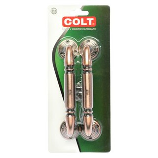 มือจับกลึง COLT 111-160 สีทองแดงรมดำ 2 ชิ้น/ชุด แข็งแรง และทนต่อการกัดกร่อน