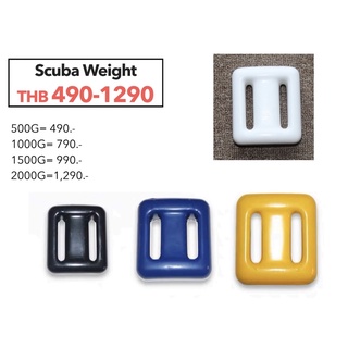 scuba weight ตะกั่วสำหรับใส่เข็มขัดดำน้ำ