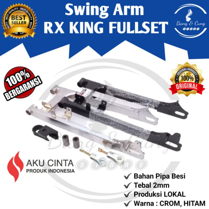 B&C - Swing Arm Arem Yamaha Rx King Rxk Swing Arm Standard Model Original Fullset / Chassis RX King