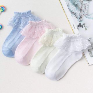 💗🌸มี 6 สี ถุงเท้าเด็กวินเทจ พร้อมส่ง🌸💗