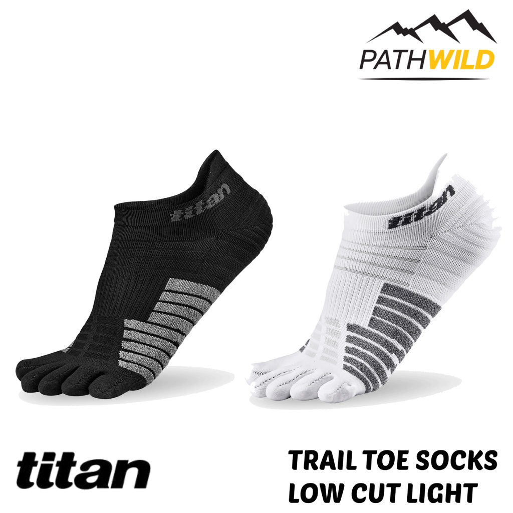 TITAN TRAIL TOE SOCKS LOW CUT LIGHT ถุงเท้า สำหรับวิ่งเทรล แบบแยกนิ้ว ลดการเสียดสี ระบายอากาศดี