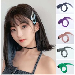 🌼ช่อไฮไลท์ติดผม สีพื้น​สีเดียว ลิ้งค์ที่ 1(ทักแชทสอบถามสีได้จ้า)