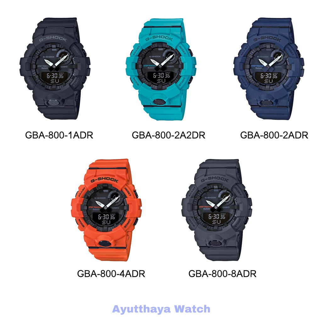 [ของแท้] Casio G-Shock นาฬิกาข้อมือ รุ่น GBA-800 นาฬิกา มีบลูทูธ ของแท้ รับประกันศูนย์ CMG 1 ปี