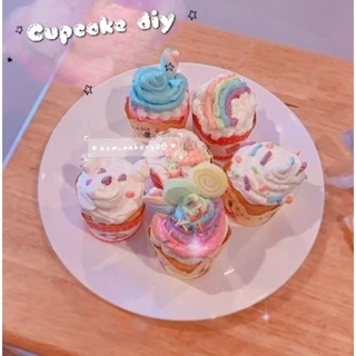 🧁พร้อมส่ง🧁คัพเค้กdiy ออกแบบเอง + ฟรีที่ปาดครีม
