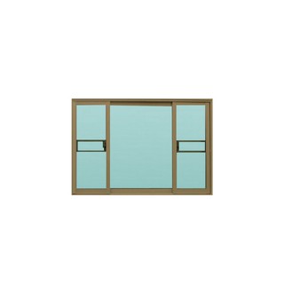 หน้าต่าง ALUMINIUM S-F-S มุ้ง ONE STOP/F8 180x110cm. LIGHT BROWN | ONE STOP | ONE13BW หน้าต่างบานเลื่อน หน้าต่าง ประตูแล