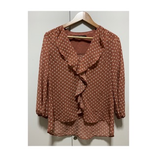 เสื้อ zara แท้ ลายจุด