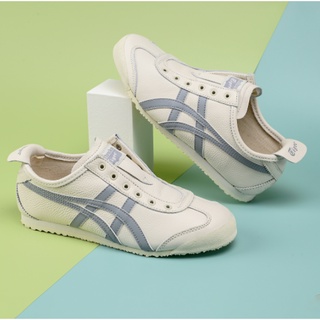 Asics onitsuka SLIP ON 2021 รองเท้าหนังลําลอง 1183B815-101