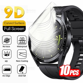 10PCS Full Curved Hydrogel Soft Film For Huawei Watch GT 3 42mm 46mm Huawey WatchGT3 GT3 Smartwatch Screen Protector