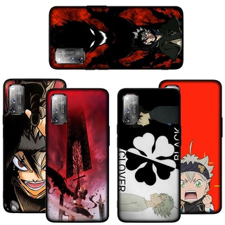 เคสโทรศัพท์มือถือ ซิลิโคน ลาย Black Clover Bo147 สําหรับ Realme C2 C3 C11 C12 C15 C17 C20 C21 5 5I 5S 8 8 Pro