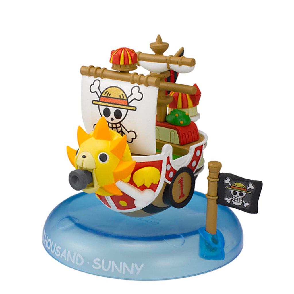 Thousand Sunny ของแท้ JP แมวทอง - Yura Cole Megahouse [โมเดลเรือวันพีช]