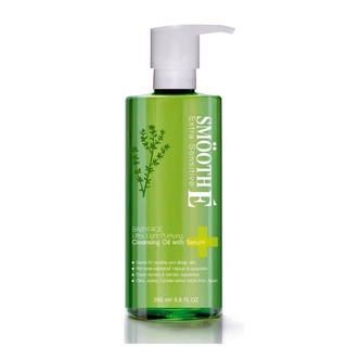 Smooth E Ultra Light Cleansing Oil With Serum สมูทอี เซรั่ม ล้างหน้า สูตรอ่อนโยน ขนาด 200 ml 14385