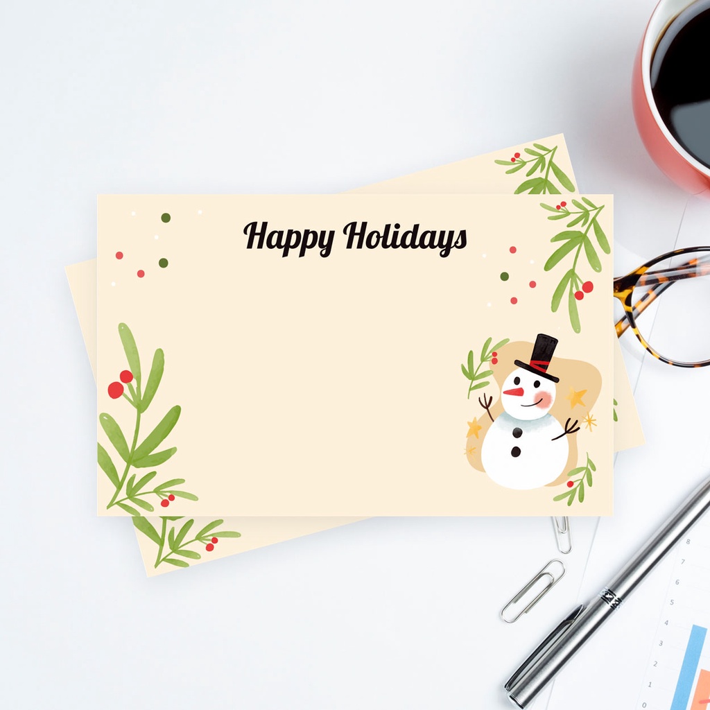 การ์ดอวยพร 10 ชิ้น G712