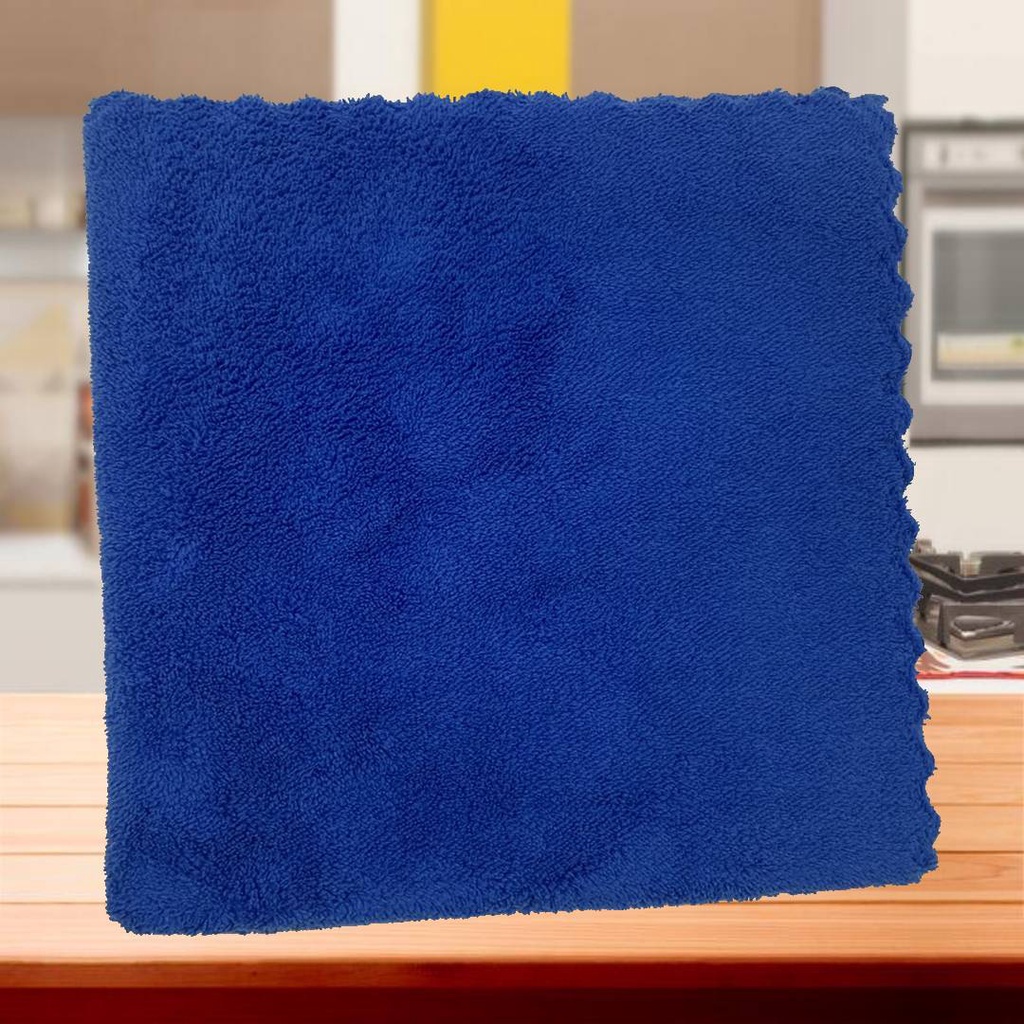 ผ้าขนแกะ แพ็ค6ผืน ผ้าเช็ดรถ Car wash towel ผ้าล้างรถ  ซับน้ำได้ดี หนาพิเศษ ขนาด40*40cm - รูปที่ 5