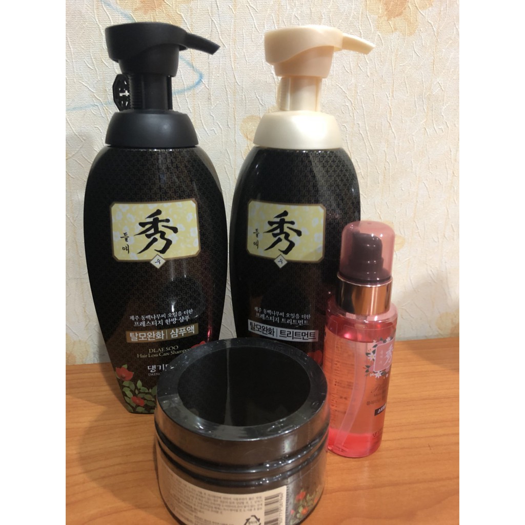 Dlae Soo Hair Loss Care Shampoo 400ml+Treatment 400ml+Mark 200ml+Serum 85ml