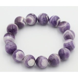 กำไลอเมทิสต์ Amethyst ขนาดเม็ด 14 มม