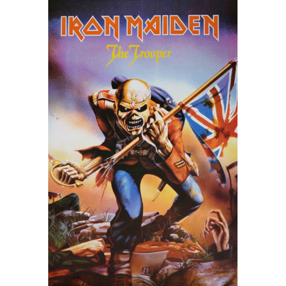 โปสเตอร์ วง ดนตรี Iron Maiden ไอเอิร์นเมเดน รูป ภาพ ติดผนัง สวยๆ poster 34.5 x 23.5 นิ้ว (88 x 60 ซม