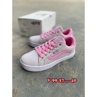 Vans Old Skool (size36-40)เทาชมพู