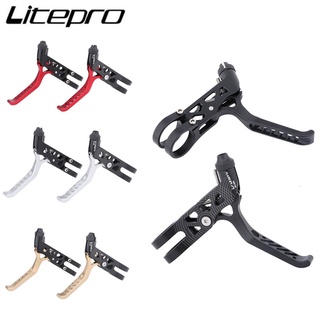 Litepro ก้านเบรกอลูมิเนียมอัลลอยด์ CNC น้ําหนักเบา สําหรับจักรยานพับได้ Brompton