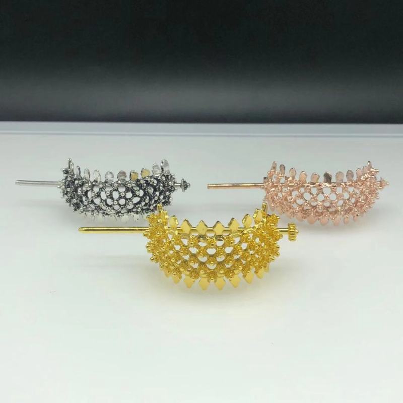 เครื่องประดับผม ชุดไทย ปิ่นปักผมออเจ้า สีทองสีดำหปิ่นปักผม 1pcs ราคา ถูกที่สุด ดีลบีเคเค แกลเลอรีภาพที่ 9