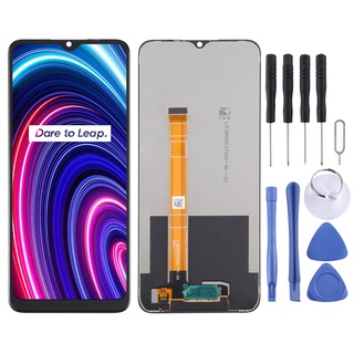 อะไหล่หน้าจอ LCD ของแท้ พร้อมชุดประกอบดิจิทัล สําหรับ OPPO Realme C25Y RMX3265