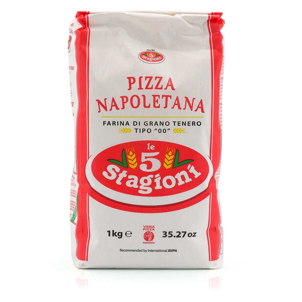 แป้งสาลีสำหรับทำพิซซ่านาโปเลทาน่า ขนาด 1 กิโลกรัม / Pizza Flour "00" Napolitana 1kg Exp.30.06.2025
