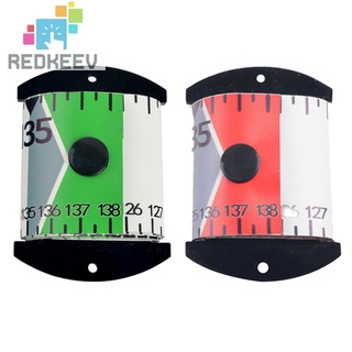 Redkeev เทปวัดขนาดปลา PVC กันน้ํา สําหรับตกปลา