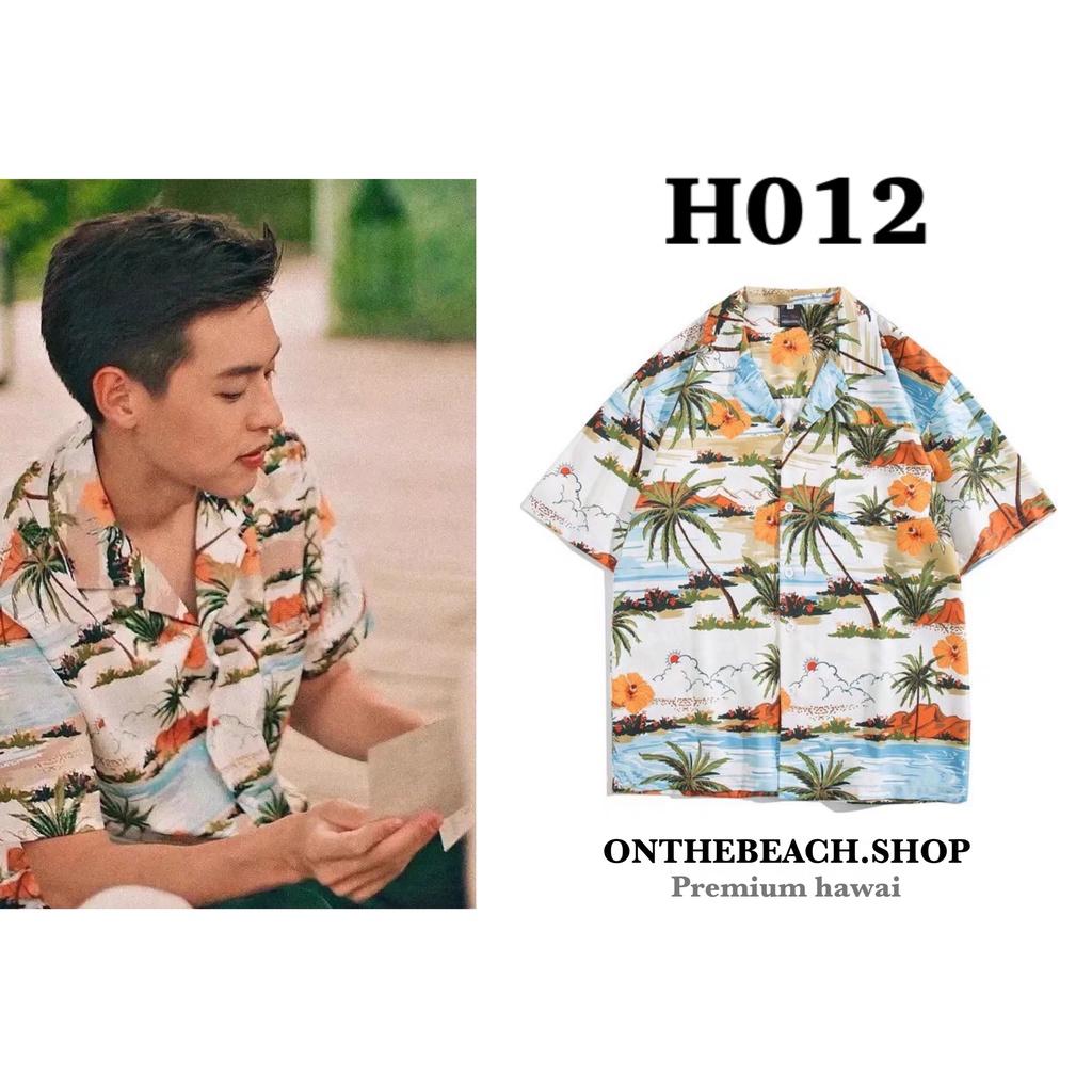 (พร้อมส่งด่วน) เสื้อฮาวาย เสื้อแฟชั่น แขนสั้น ผ้าไหมอิตาลี Oversize ขนาด M, L, XL, 2XL, 3XL