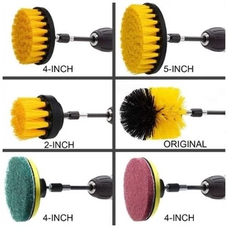 ชุดหัวแปรง สำหรับสว่าน ทำความสะอาด จำนวน 12 ชิ้น Set of brush heads for cleaning drills, 12 pcs.