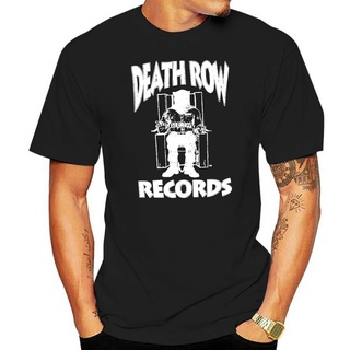 เสื้อยืดลําลอง ผ้าฝ้าย 100% แขนสั้น คอกลม พิมพ์ลายโลโก้ Death Row Records แฟชั่นสําหรับผู้ชาย และผู้หญิง คู่รัก