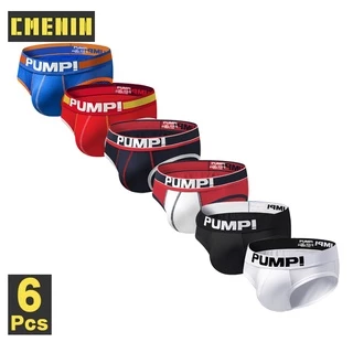 Cmenin Pump กางเกงชั้นใน ผ้าฝ้าย เซ็กซี่ แห้งเร็ว สําหรับผู้ชาย (6) 6 ชิ้น