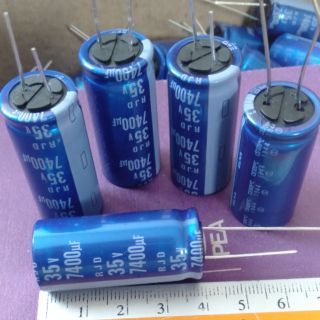 Capacitor 7400uf35v ELNA ใหม่-แท้ขายแพค5ตัว