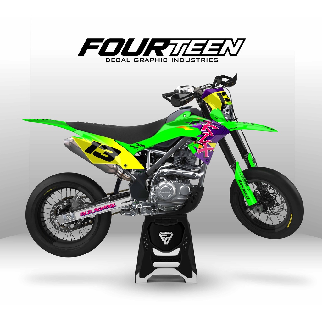 DECAL KLX BF 150 - สติ๊กเกอร์ DECAL มอเตอร์ klx bf 150 เต็มตัว 22