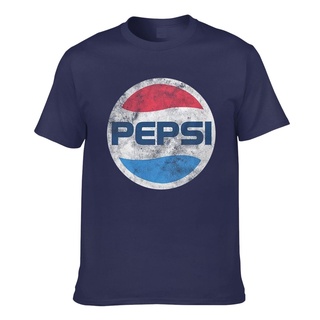 เสื้อยืด ผ้าฝ้าย พิมพ์ลาย Pepsi สําหรับผู้ชายS-5XL