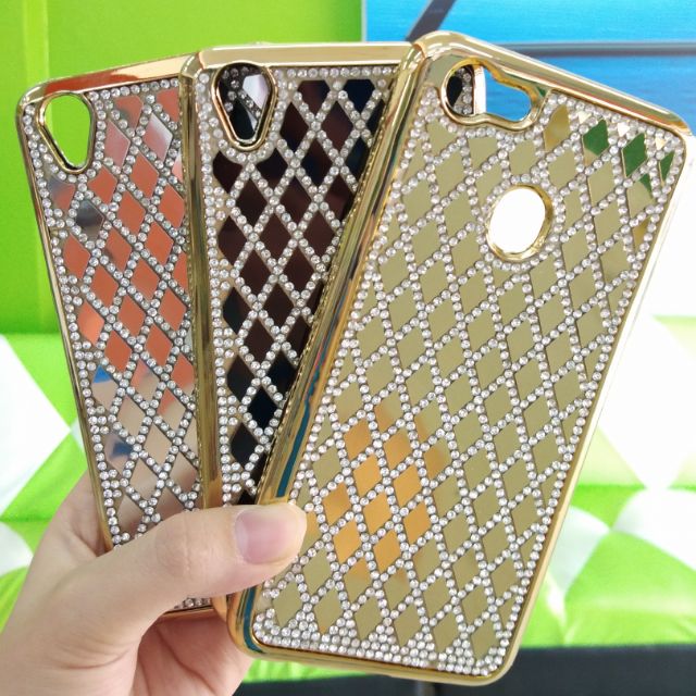 เคสหลังนิ่มเพชร Oppo A37/ F5/ F1s/ Vivo V5/ V7+/ Y55s/ Y53