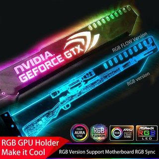 RGB Remote Luminous Gpu Support Graphics Card Holder Gigabyte Nvidia PUBG ROG