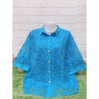 เสื้อลูกไม้ผ้านิ่มใส่สบายมีซับในทั้งตัวจ้า