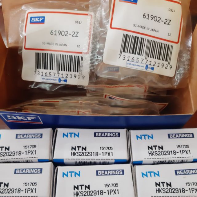NTN HKS202918-1PX1, SKF61902-2Z ขายคู่ ราคาชุดละ200บาท